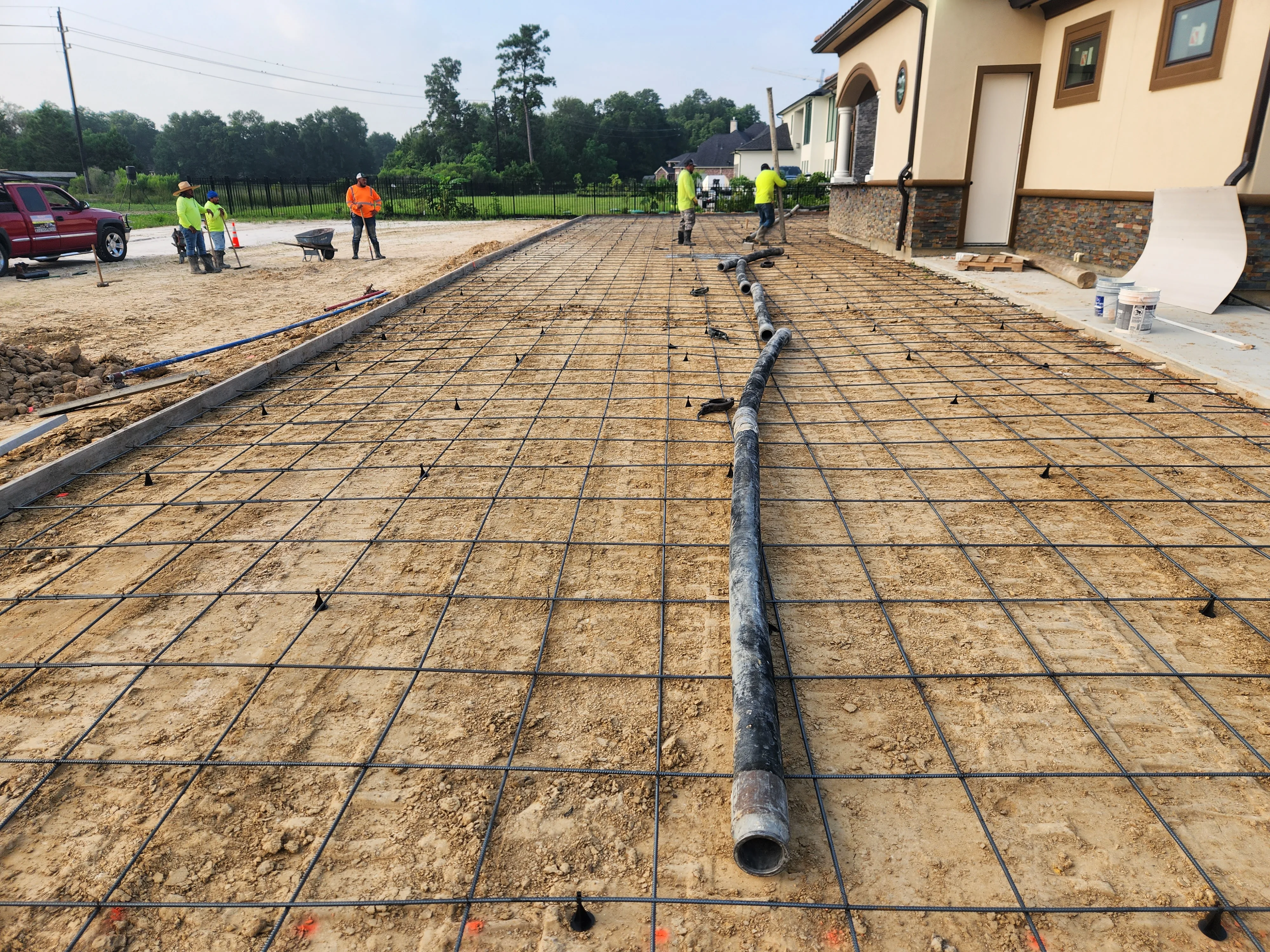 Drainage project - Odie Tractor Services Houston TX