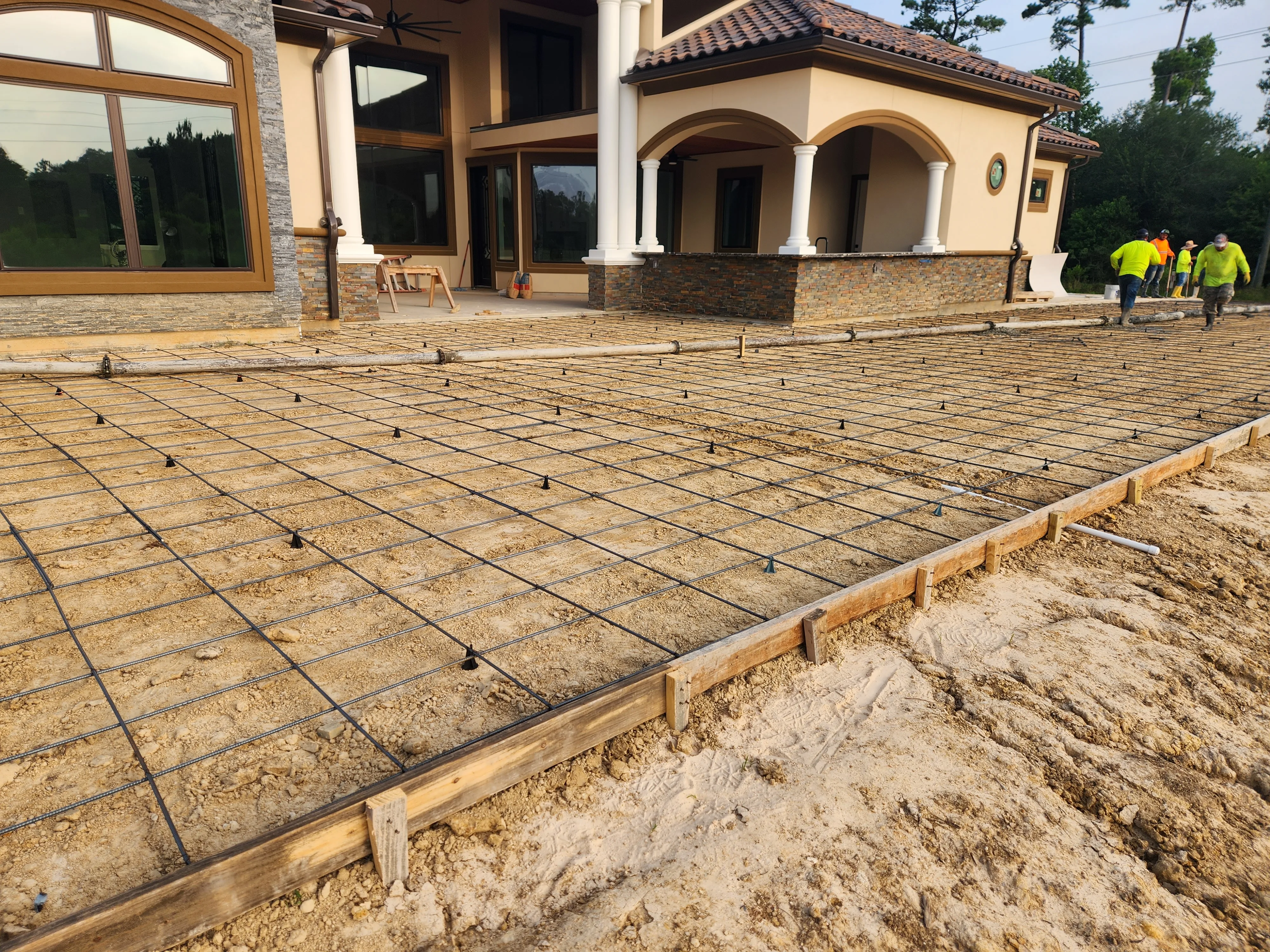 Concrete & Paving project - Odie Tractor Services Houston TX