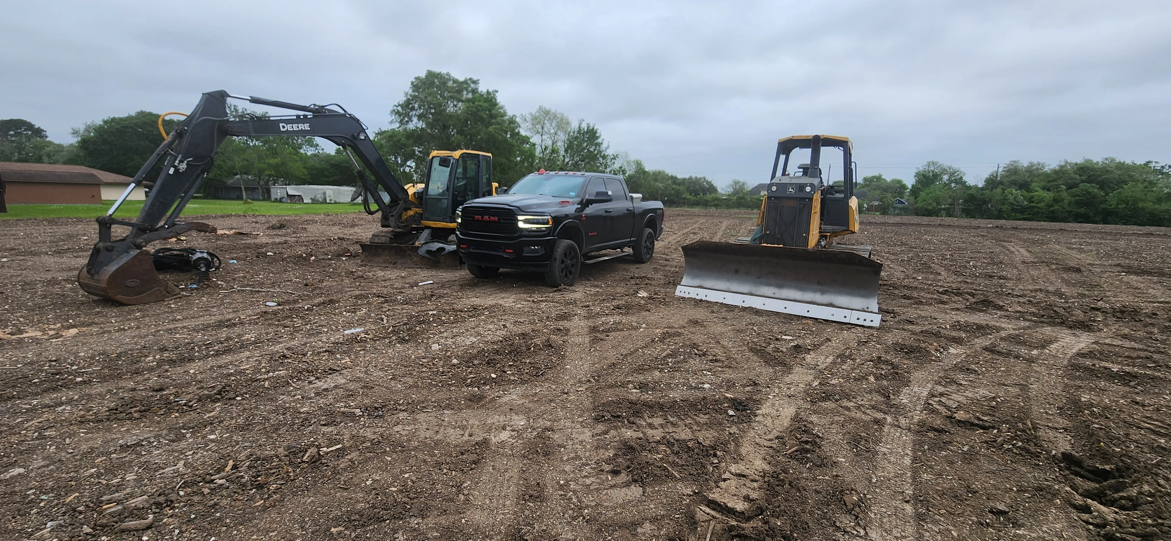 Concrete & Paving project - Odie Tractor Services Houston TX
