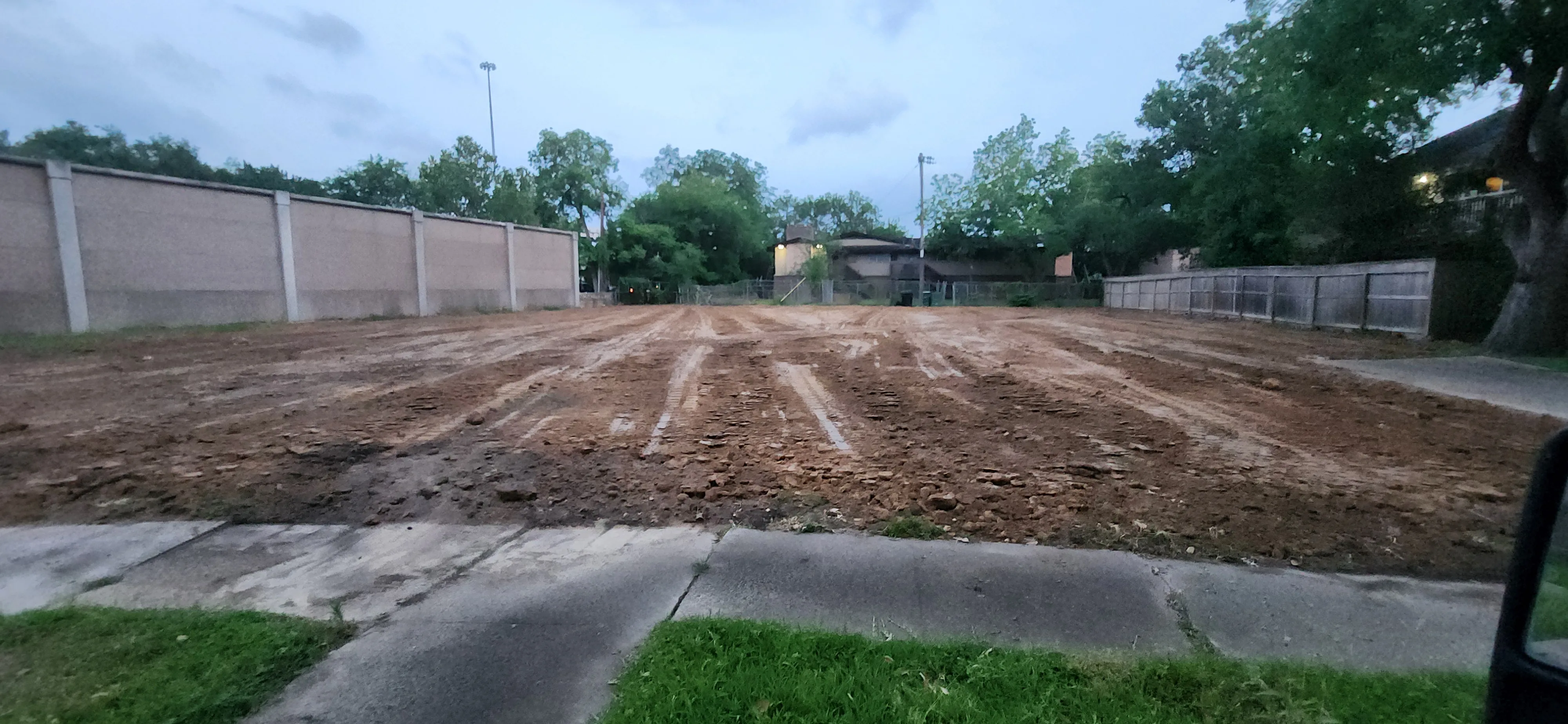 Concrete & Paving project - Odie Tractor Services Houston TX