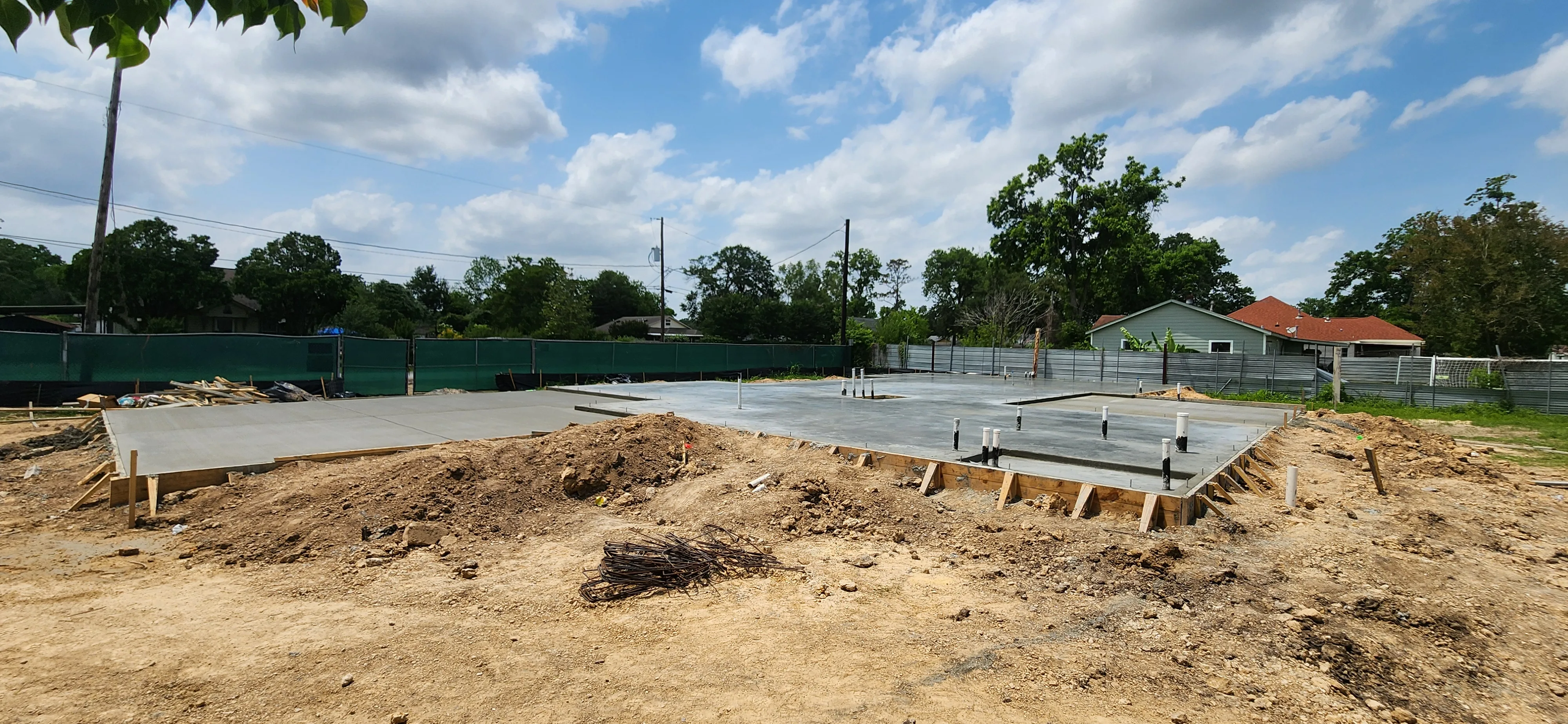Dirt Delivery project - Odie Tractor Services Houston TX