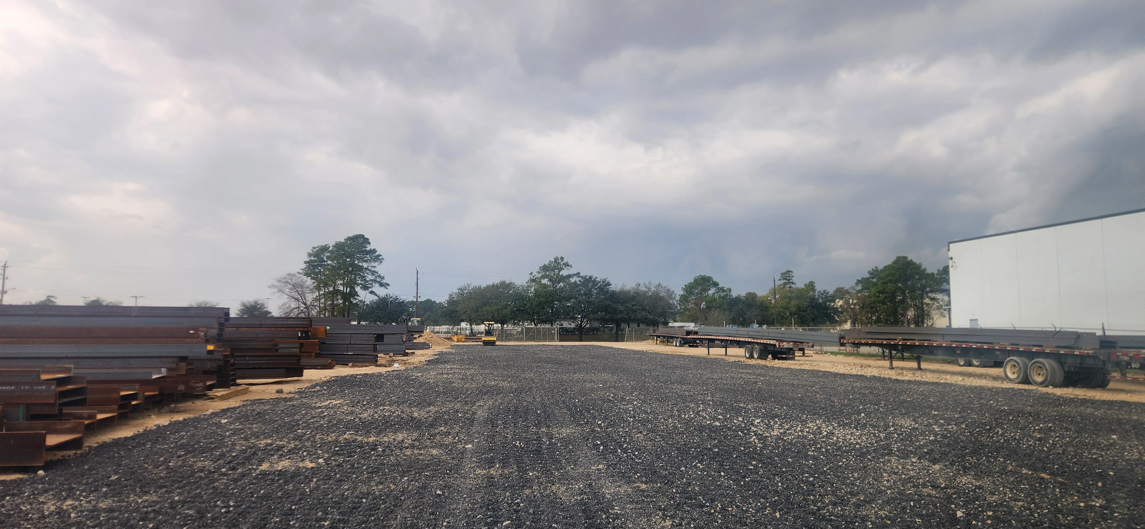 Concrete & Paving project - Odie Tractor Services Houston TX
