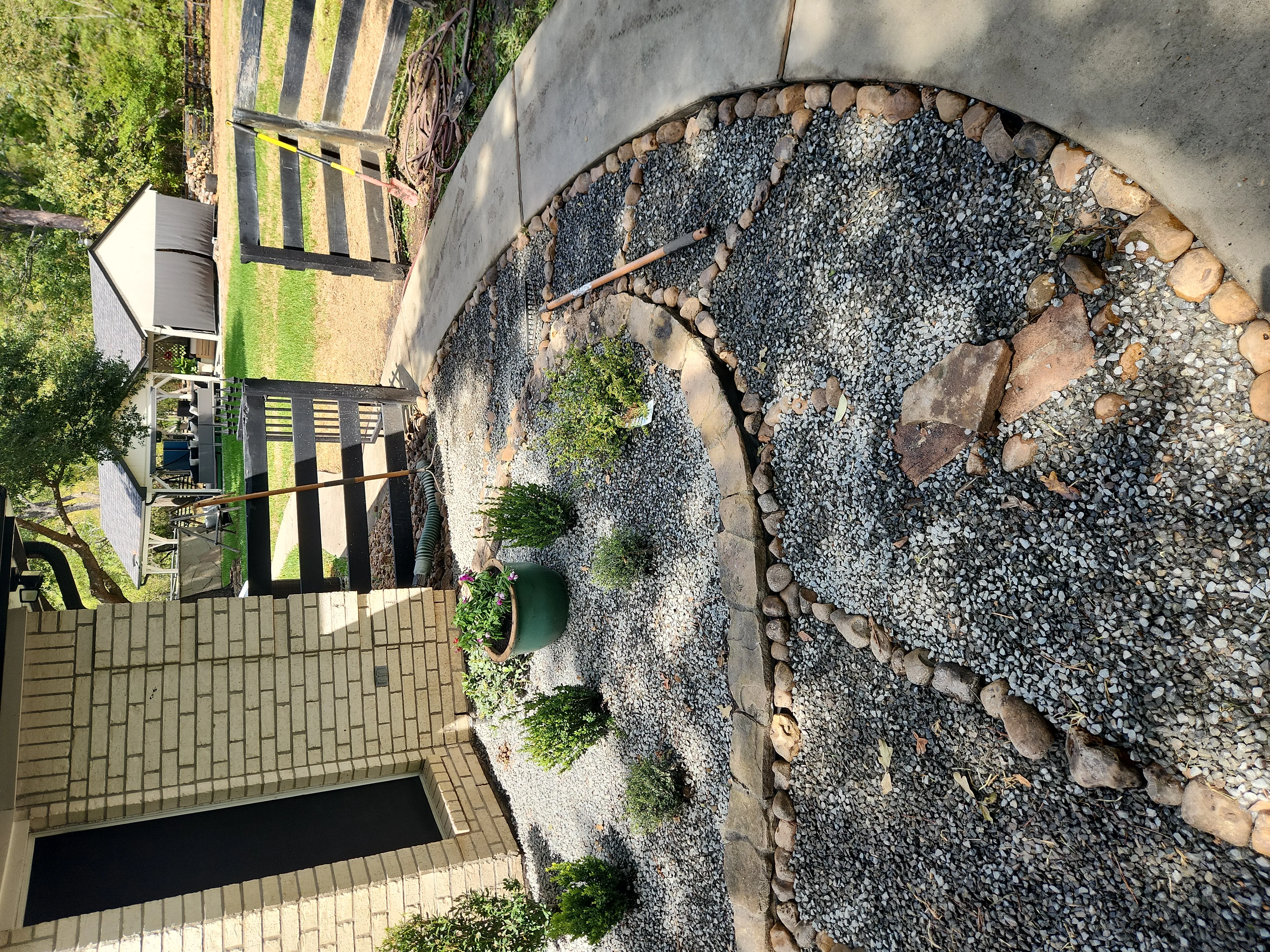 Landscaping project - Odie Tractor Services Houston TX